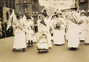 Suffrage parade, New York City, May 4, 1912