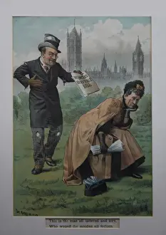 Maiden Prints: Suffrage Parliament M. P Woos Maiden