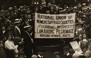 Suffrage Pilgrimage N. U. W. S.s 1913