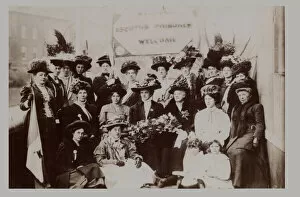 Kenney Collection: Suffragette Annie Kenney Released Prisoners