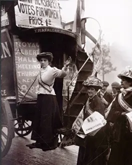 Emancipation Prints: Suffragette Barbara Ayrton Campaign Bus