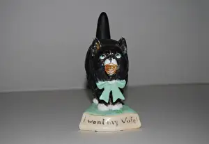 Suffragette Black Cat Ceramic
