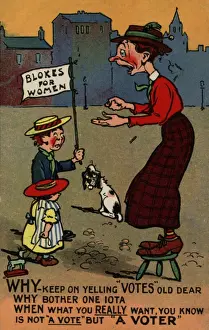 Ugly Prints: Suffragette, Blokes for Women