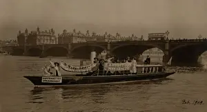 Suffragette Boat Advertising Womens Exhibition