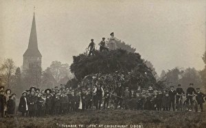 Suffragette on Bonfire Chislehurst 1908 Suffragette on Bonfire Chislehurst 1908
