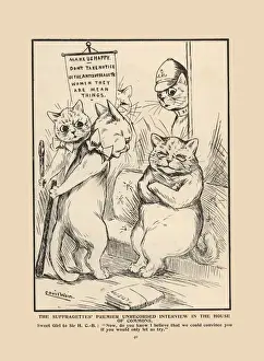 Commons Prints: Suffragette Cats Premier House of Commons