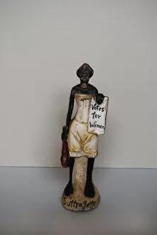 Images Dated 1st November 2013: Suffragette Ceramic Black Woman