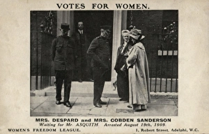 Suffragette Charlotte Despard Arrested 1909 Suffragette Charlotte Despard Arrested 1909