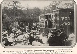Congratulations Prints: Suffragette Charlotte Despard Caravan Tour