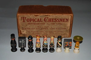 Images Dated 9th October 2013: Suffragette Chess Set