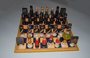 Images Dated 9th October 2013: Suffragette Chess Set