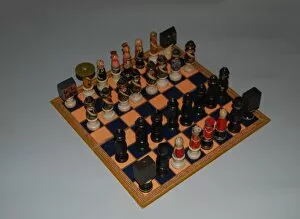 Images Dated 9th October 2013: Suffragette Chess Set