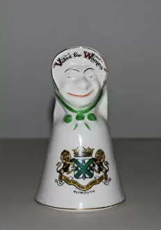 Arcadian Collection: Suffragette Crested China Bell