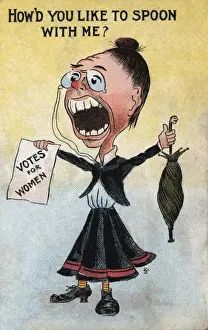 Spoon Prints: Suffragette How d you like to Spoon with me?