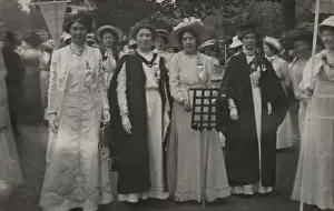 Hyde Prints: Suffragette Demonstration Rally Hyde Park 23 July 1910