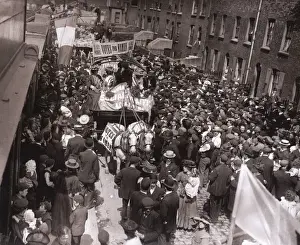 Marsh Prints: Suffragette Demonstration W. S. P. U London 1908