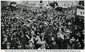 Suffragette deputation, June 1909