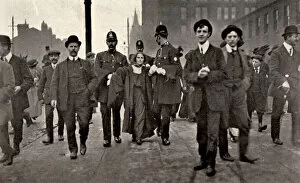 Manchester Collection: Suffragette Dora Marsden Arrested