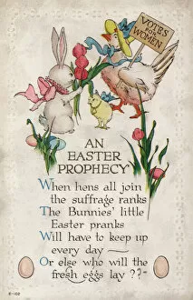 Placard Collection: Suffragette, An Easter Prophecy