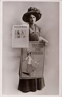 Votes Collection: Suffragette Grace Chappelow Votes for Women
