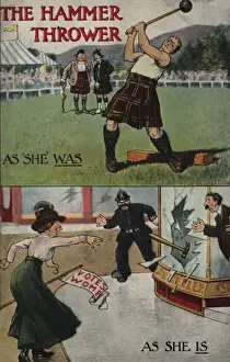 Thrower Prints: Suffragette, Hammer Thrower