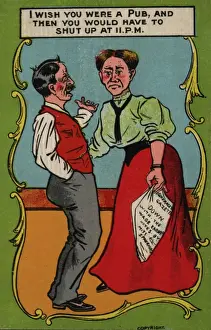 Clutches Prints: Suffragette I Wish you were a Pub