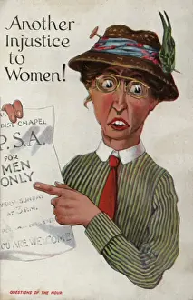 Notice Prints: Suffragette Injustice to Women
