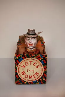 Votes Collection: Suffragette Jack-in-the-Box Votes for Women