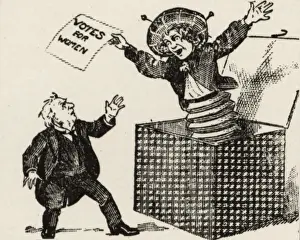 Startled Prints: Suffragette Jill in the Box Asquith