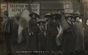 Deputation Collection: Suffragette March Christabel Pankhurst