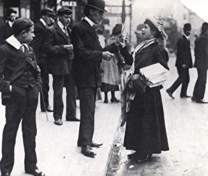 Attempts Gallery: Suffragette Mary Phillips Selling Votes for Women