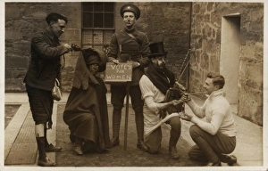 Apparently Gallery: Suffragette Men in Fancy Dress Votes for Women