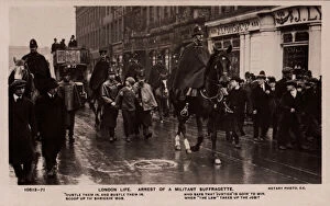 Mounted Collection: Suffragette Militant Arrested Mary Phillips