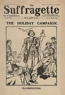 Illumination Gallery: The Suffragette newspaper Holiday Campaign