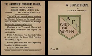 Heathcote Prints: Suffragette Play A Junction Arthur Heathcote