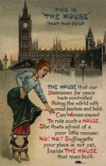 Runs Prints: Suffragette Scared by Mouse