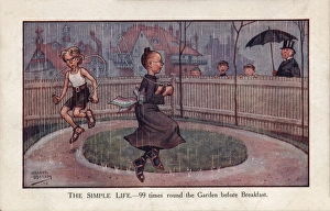 Couple in Garden 1910