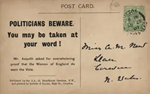 Suffragette Societies Rally to the Cause