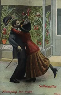 Suffragette Stumping for Votes