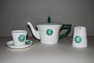 Images Dated 17th October 2013: Suffragette Tea set Sylvia Pankhurst