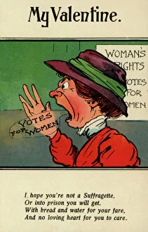 Valentine Collection: Suffragette My Valentine Card