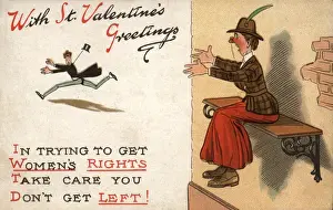 Outstretched Prints: Suffragette Valentines Greetings