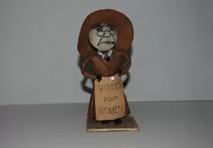 Images Dated 17th October 2013: Suffragette Votes for Women Doll