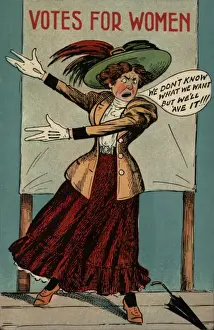 Suffragette Votes for Women Meeting