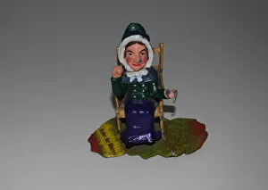 Images Dated 17th October 2013: Suffragette Votes for Women Painted Figure