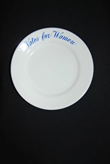 Images Dated 17th October 2013: Suffragette Votes for Women Plate