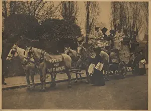Copies Prints: Suffragette Votes for Women Press Cart