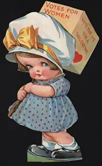 Suffragette Votes for Women Valentine