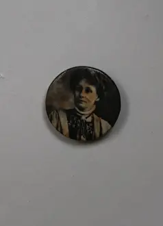Wspu Prints: Suffragette W. S. P. U Badge Emmeline Pankhurst