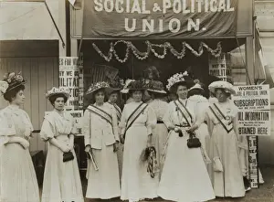 Fete Prints: Suffragette W. S. P. U Suffrage Fete 1908